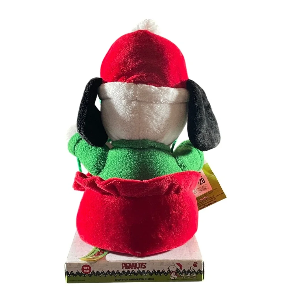 Peanuts Snoopy Animated Light‎ Up Plush Holiday Christmas Decoration